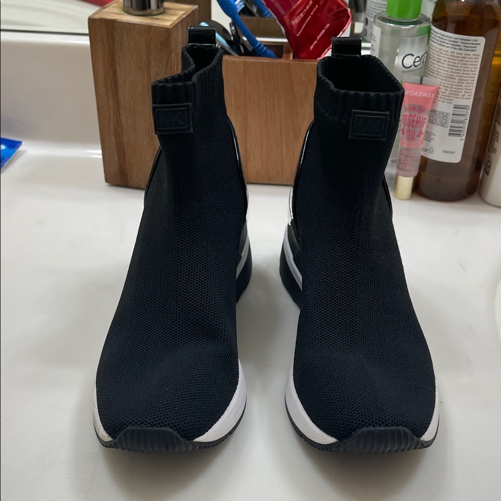 Michael Kors Black and White Kids Shoes